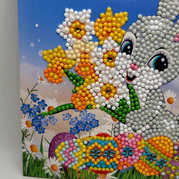 Easter Bunny Holding Flowers Easter Card 🐣 - Picture 8 of 10